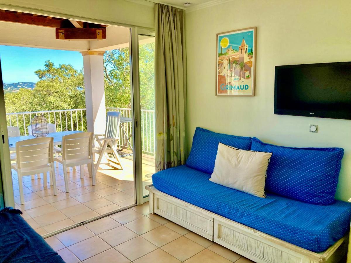 Les Restanques 2268 Glycines Apartman Grimaud Kültér fotó